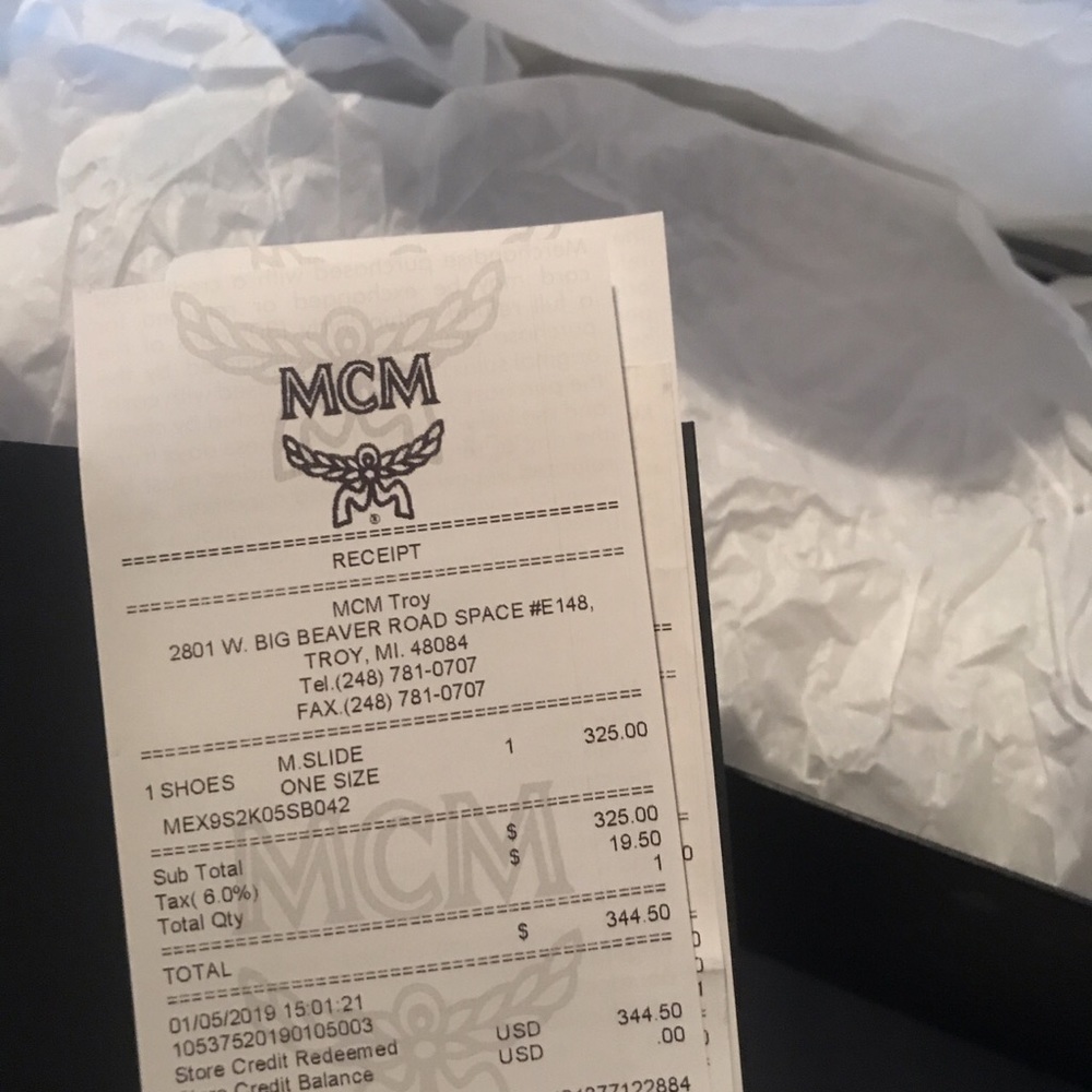 Mcm men’s slides